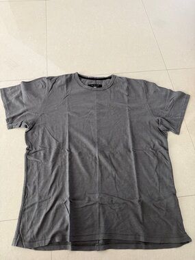 Classic Men's Crew Neck T-Shirt in Charcoal Gray XL